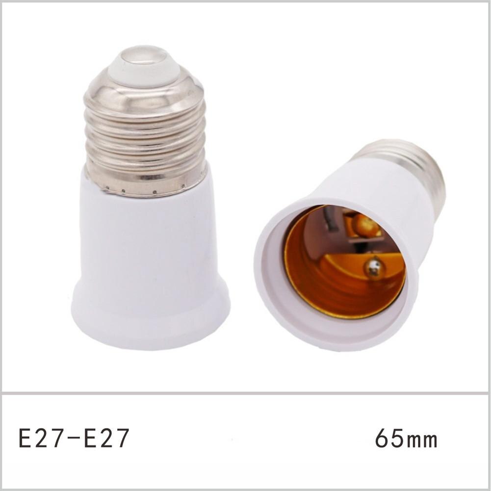 내화 플라스틱 컨버터 E27-E27 어댑터 변환 소켓, 고품질 소켓 전구 어댑터 램프 홀더